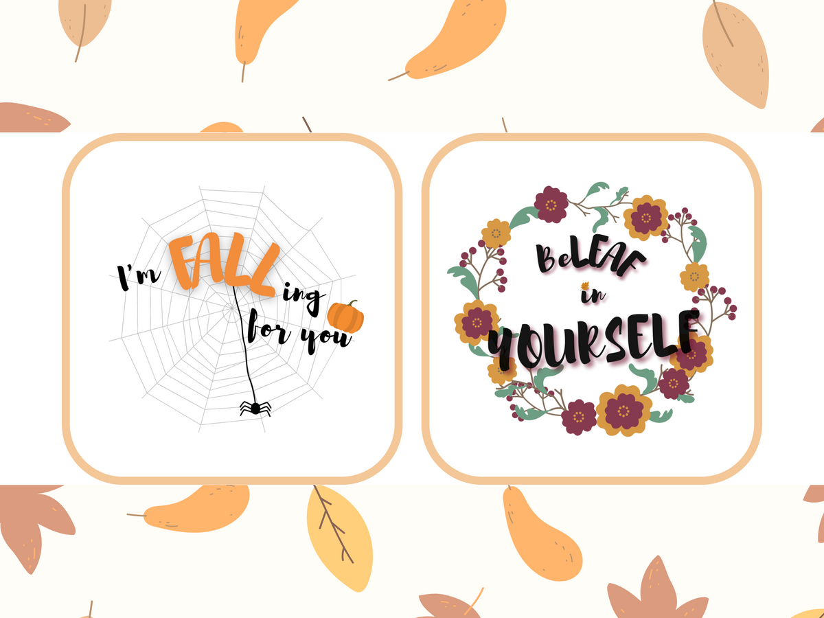 Fall Design SVG Bundle, Fall Downloadable, Digital Download, Fall Artwork, Halloween Theme, Customizable Gifts, Fall Aesthetic, Custom Gift