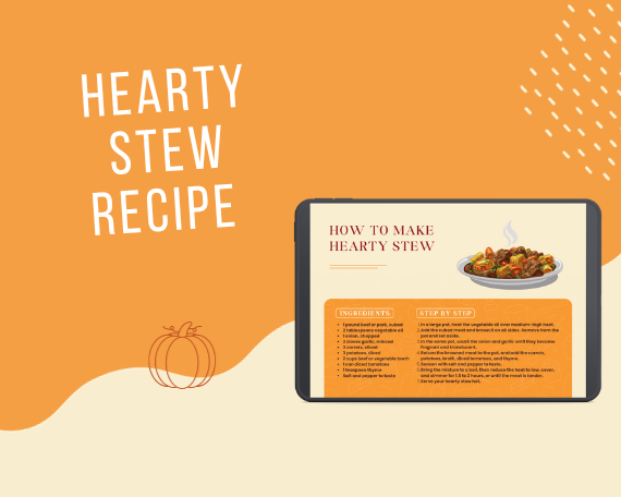 Autumn Delights: A Mini Cookbook of Fall Favorites, digital download, printable cookbook, fall recipes