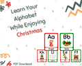 Christmas Flashcards, ABC Flashcards, Christmas Vocabulary Flashcards, Christmas Downloadable, FlashCards PDF Printable, Child Activities