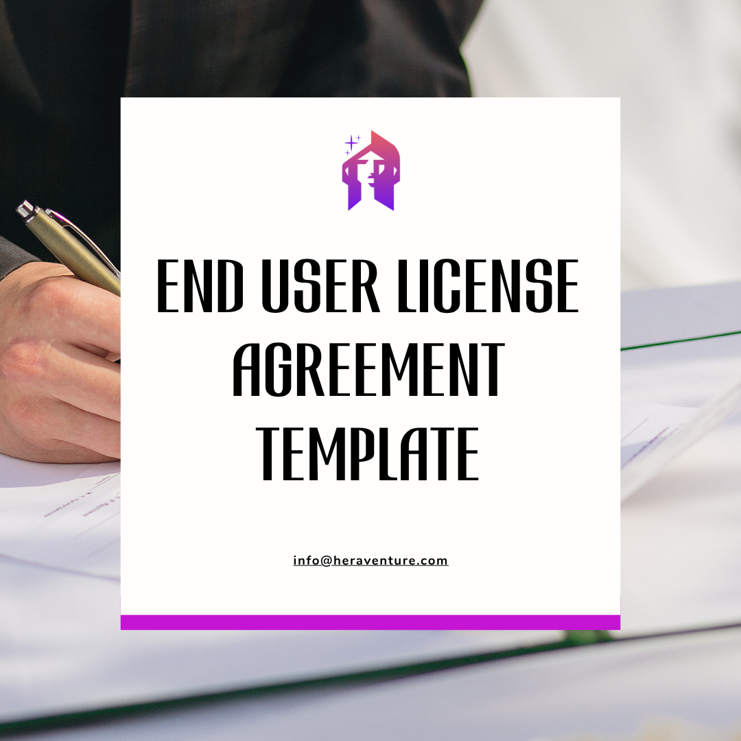 End User License Agreement, Contract Template for Small Business or Freelance, Software Exclusivity, Intellectual Property Rights